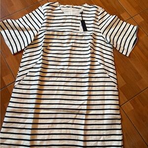 Banana Republic Black  and White Striped Top